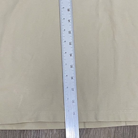 Military USS RONALD REAGAN CVN-76 Peace Through Strength Beige Polo Shirt‎ XL - Picture 7 of 7